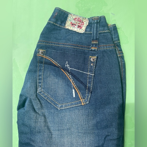 Denim - LOW RISE VINTAGE Women’s Blue Denim Jeans - Classic Bootcut SIZE 1